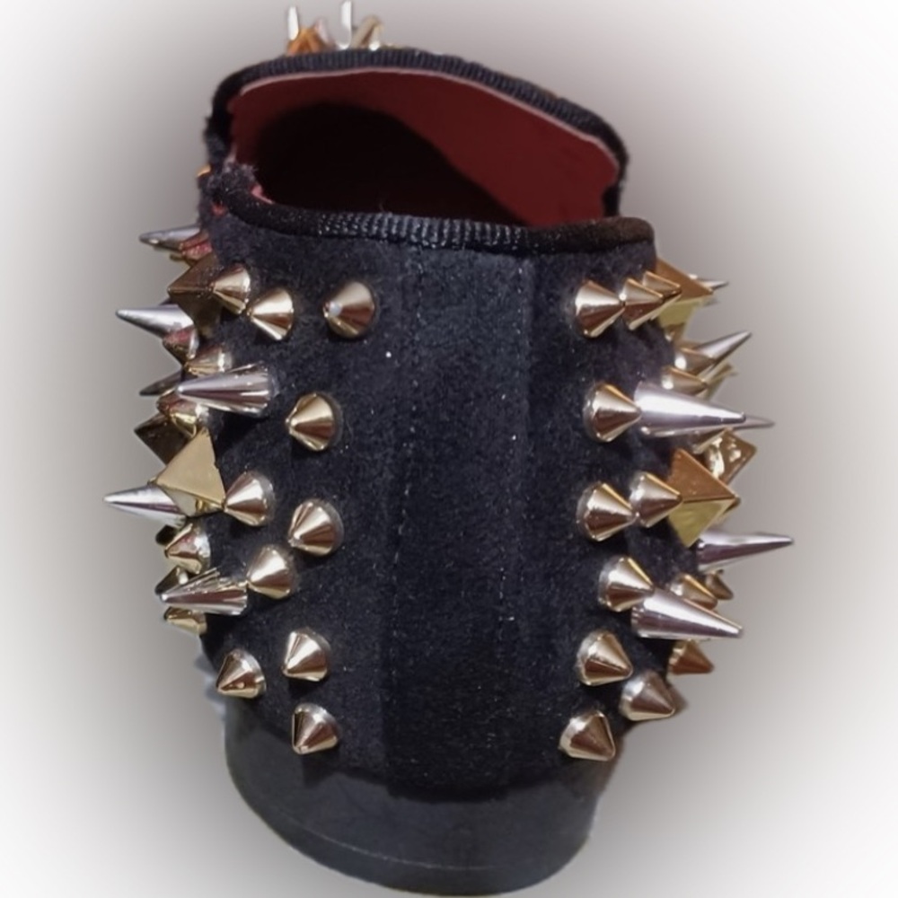 Studded Black Loafers - Picture 5 of 15